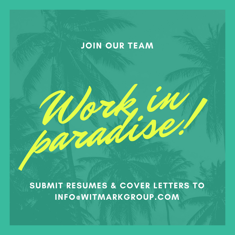 Work in paradise!