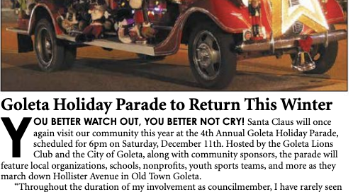 Goleta Holiday Parade - PR