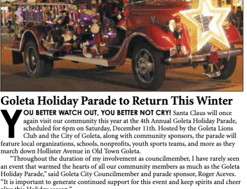 Goleta Holiday Parade PR