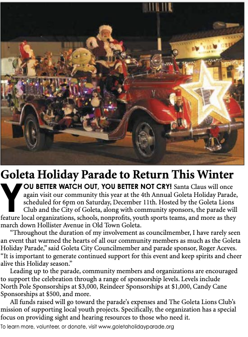 Goleta Holiday Parade - PR